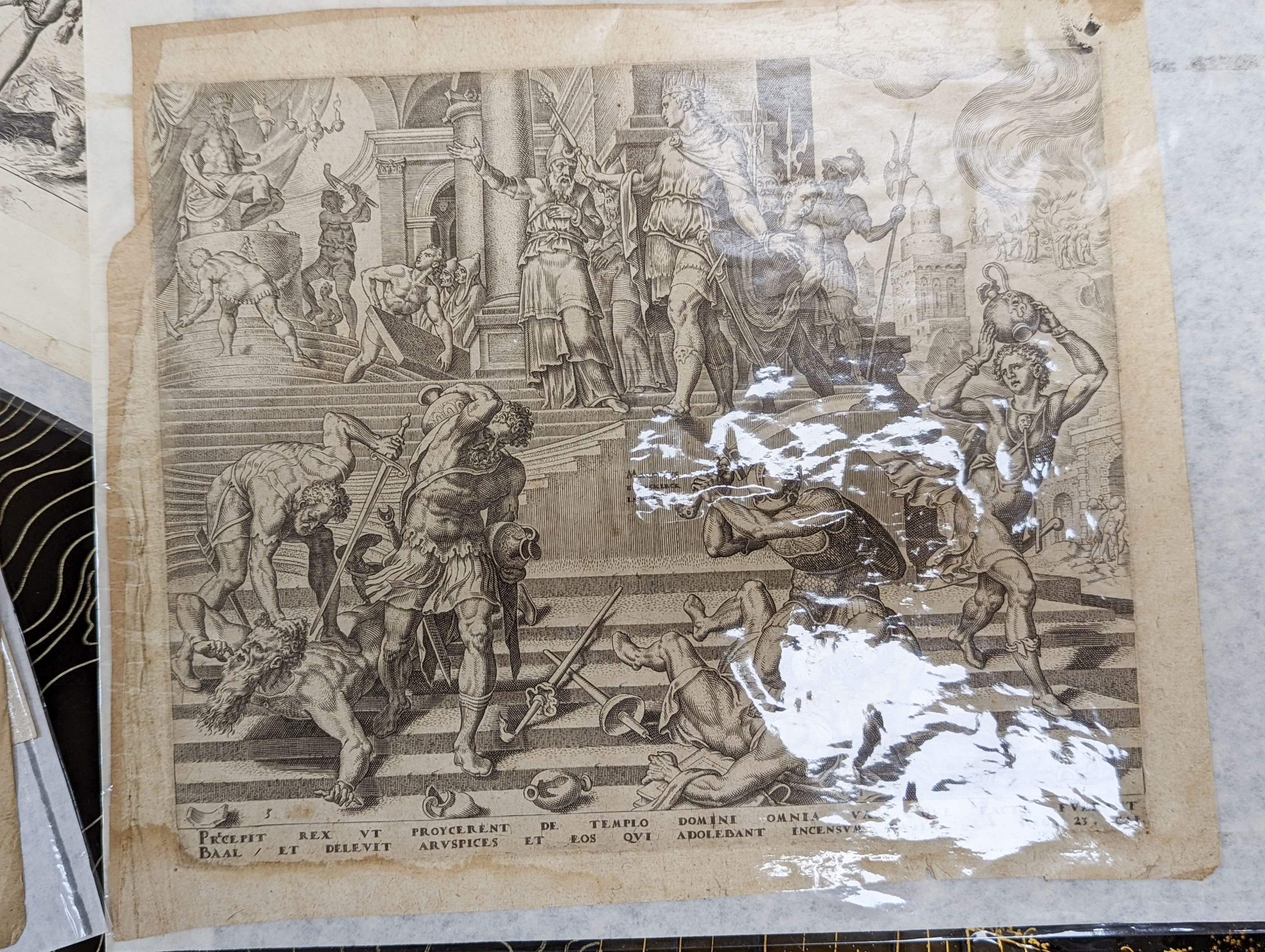 A folio of assorted Old Master prints